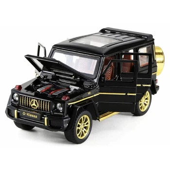 Машинка Gelandewagen Mercedes G63 моделька игрушка металлическая коллекционная 15 см Черный (4228453)
