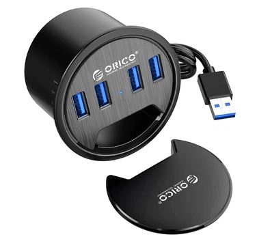 USB-хаб Orico DESK-4U USB 3.0 4 порти концентратор USB hub розгалужувач