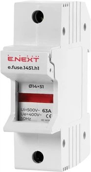 Держатель предохранителя 1р 63А 14х51мм [i0300004] e.fuse.1451.h1 E.NEXT