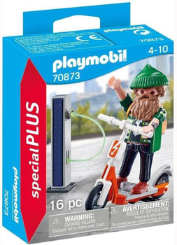 Ігровий набір Playmobil Special Plus Hipster з електричним самокатом (70873 )