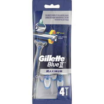 Бритва Gillette Blue 2 Max одноразовые станки, 4 шт.
