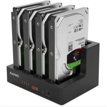 Док-станція Maiwo 4*HDD 2.5/3.5 SATA/SSD USB3.0 для резервного копіювання