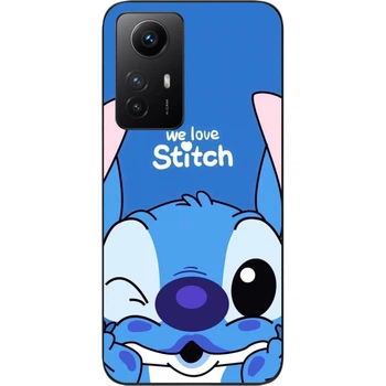 Силиконовый чехол SMTT для Xiaomi Redmi Note 12S с картинкой Стич