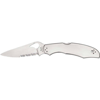 Нож Spyderco Byrd Cara Cara2 Stainless Half Serrated (871110) 205141