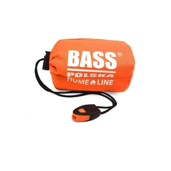 Термо спальный аварийный мешок со свистком для утепления в экстренных ситуациях Bass Polska BH 41980
