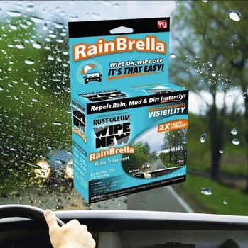 Качественное средство для защиты стекла автомобиля от воды Антидождь Rain Brella