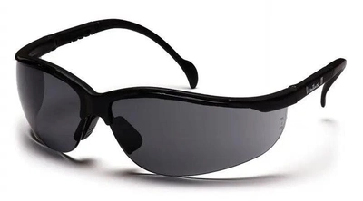 Захисні тактичні окуляри Pyramex балістичні відкриті стрілецькі окуляри Venture-2 (gray) сірі