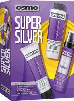 Набор против желтизны для осветленных и седых волос Osmo Super Silver (5035832019895)