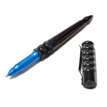 Тактична Ручка Tactical Pen "Snake bite" зі Склорізом Чорна