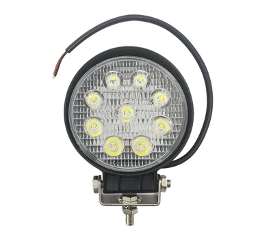 LED фара на 9 діодів! Світлодіодна фара на легкову, вантажівка, трактор 27W. 12-24V