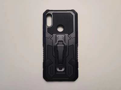 Чехол Armor Warrior для Xiaomi Redmi Note 7, Note 7 Pro противоударный бампер черный