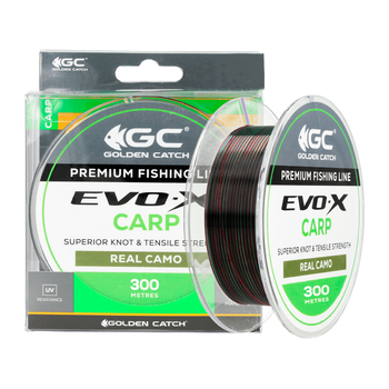 Волосінь GC EVO-X Carp 300м Real Camo 0.410мм