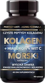 Suplement diety Intenson Kolagen Morski+Hialuron+Wit C 90 t (5902150287841)