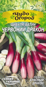 Насіння Цибуля-батун Червоний дракон 0,25г Насіння України