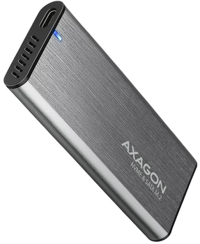 Зовнішня кишеня Axagon для SSD M.2 SATA USB Type-C 3.2 Silver (EEM2-SG2)