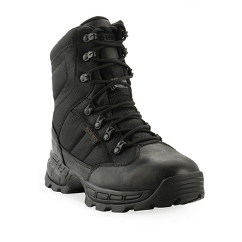 Чоловічі черевики тактичні військові M-Tac Thinsulate Black зимові протиковзкі, берці чорні армійські