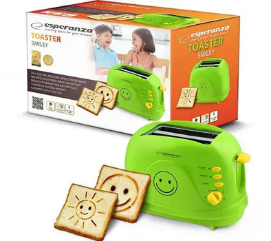 Тостер Esperanza Мiley green 750 Вт EKT003