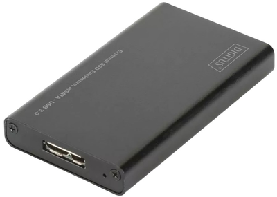 Зовнішня кишеня Digitus для SSD mSATA microUSB 3.0 Black (DA-71112)