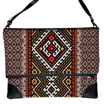 Сумка на плече жіноча Pretty Орнамент (SKL_14A153_BL)