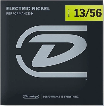 Струни для електрогітар DUNLOP DEN1356 PERFORMANCE+ ELECTRIC GUITAR STRINGS (13-56)