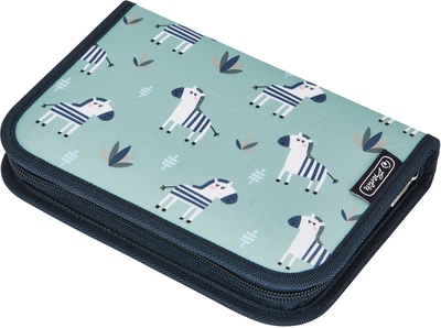 Пенал с наполнением Herlitz Crazy Zebra 19 предметов (50043330)