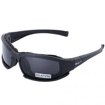 Солнцезащитные очки Daisy X7 черные с защитными поликарбонатными линзами