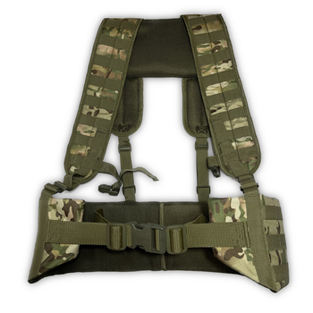 Ремінна-плечова система (РПС) комплект з одинарними підсумками (11 позицій) "XL" мультикам