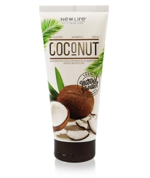 Шампунь кокос Coconut 200ml Новая Жизнь
