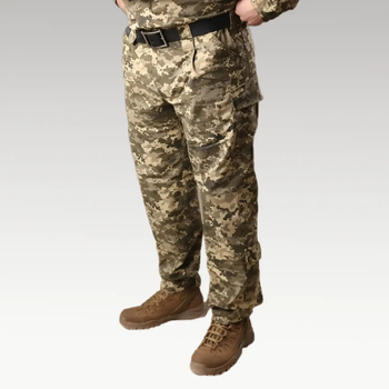 Штани УСТАВНІ ЗСУ ММ-14 Ріп-Стоп вафелька, тактичні штани піксель ШП-РС200 Розмір 60
