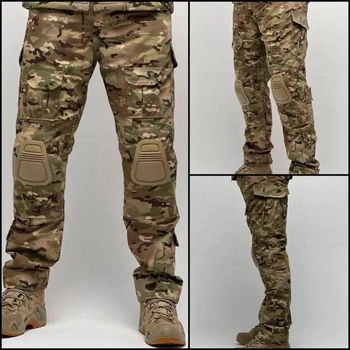 Військові штани мультикам з наколінниками р.32