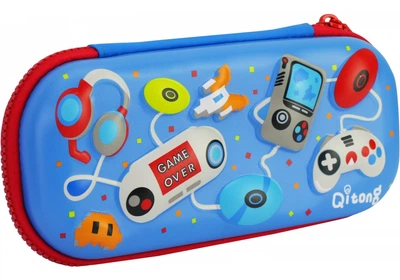 Пенал Cool For School с тиснением 1 отделение Голубой (QT-5697-Blue)