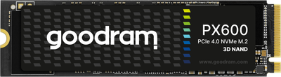 Dysk SSD Goodram PX600 1TB M.2 2280 PCIe 4.0 x4 NVMe 3D NAND TLC (SSDPR-PX600-1K0-80)