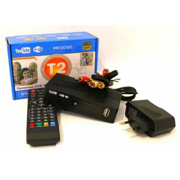 Тюнер Т2 ТБ ресивер DVB-T2 MEGOGO з LCD і підтримкою Wi-Fi