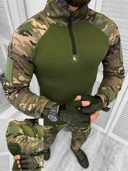 Тактическая рубашка Tactical Duty Shirt UBACS Elite Multicam налокотники в комплекте XL