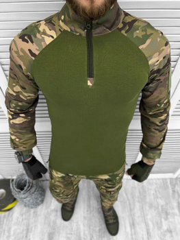 Тактическая рубашка Tactical Duty Shirt UBACS Elite Multicam налокотники в комплекте XXL
