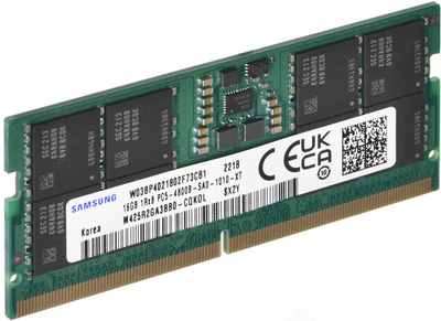 Pamięć RAM Samsung SODIMM DDR5-4800 16384 MB PC5-38400 (M425R2GA3BB0-CQK)