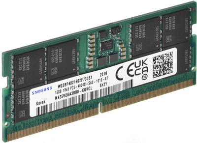 Оперативна пам'ять Samsung SODIMM DDR5-4800 16384 MB PC5-38400 (M425R2GA3BB0-CQK)