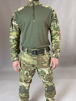 Тактична військова сорочка Убакс (UBACS) CORD (з налокітником), бойова сорочка, мультикам 48