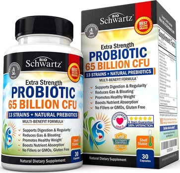 Натуральна добавка BioSchwartz Probiotic 65 Billion CFU 30 капсул