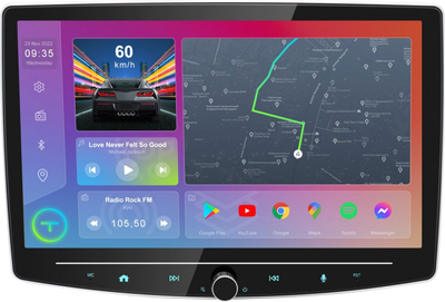 Універсальний головний пристрій Torssen 1DIN MU104 Carplay DSP 4G