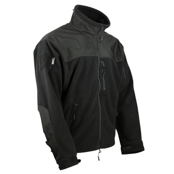 Кофта флісова тактична водонепроникна Kombat UK Defender Tactical Fleece чорна M