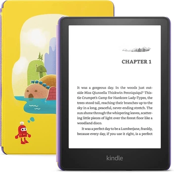 Электронная книга Amazon Kindle Paperwhite Kids 11th Gen. 16GB (2021) Black with Robot Dreams Cover