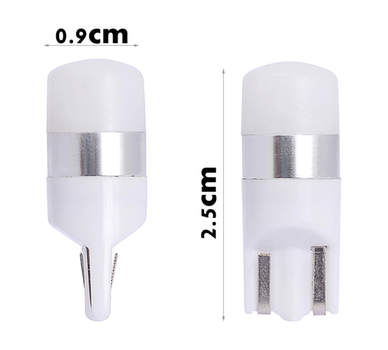 Лампочка автомобільна T10 LED W5W 3030 SMD - білий