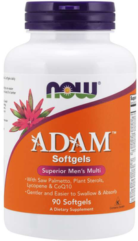 Suplement diety Now Foods Adam Softgels 90 kapsułek żelowych (733739038807)