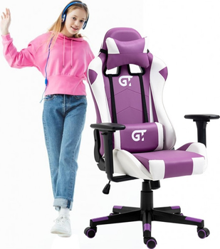 Кресло для геймеров GT RACER X-5934-B Kids White/Violet