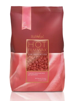 Віск гарячий в гранулах ItalWax троянда (рожевий) 1 кг