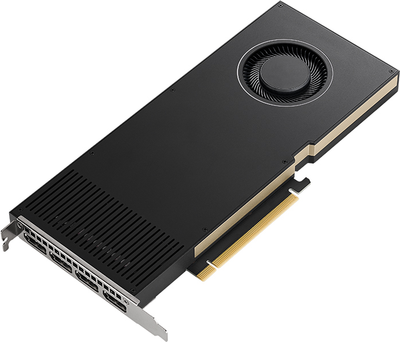 PNY PCI-Ex NVIDIA RTX A4000 16GB GDDR6 (256bit) (4 x DisplayPort) (VCNRTXA4000-SB)