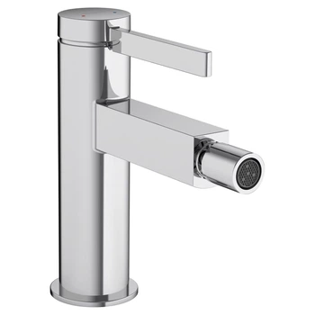 Cмеситель для гигиенического душа HANSGROHE Finoris на биде однорычажный хром латунь с донным клапаном 76200000