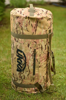 Військовий баул-рюкзак-сумка UKKA 120 л Мультикам