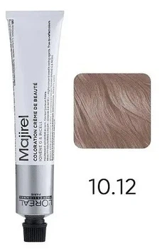 Крем-краска для волос L'Oreal Professionnel Majirel 10.12 Очень светлый блондин перламутровый 50 мл